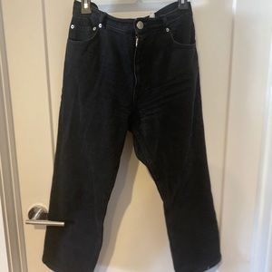 ASOS black straight leg jeans!